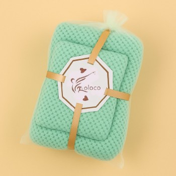 Комплект рушників кухня+банний рушник в органзі (31878)