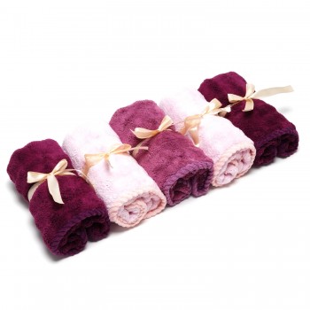 Набір кухонних рушників із мікрофібри 35x70см (31925) пудра-лілові