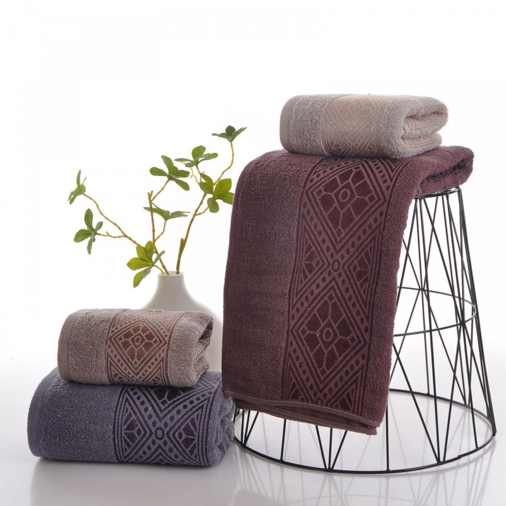 Набор махровых лицевых полотенец 45х90см (32030) 2