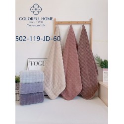 Сауна сталева сіра кролик мікрофібра 90x170см (32199)