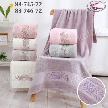 Набір махрових лицьових рушників 45х90см (32206)