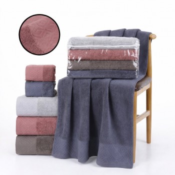 Набір махрових лицьових рушників 45х90см (32208)