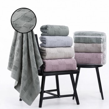 Набір махрових лицьових рушників 45х90см (32209)