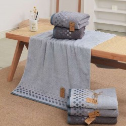 Набор махровых банных полотенец 65х135см (32264)