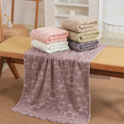 Набор махровых банных полотенец 65х135см (32266)