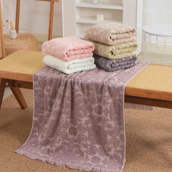 Набор махровых банных полотенец 65х135см (32266)