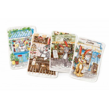 Набор кухонных полотенец из микрофибры 25x50см (32290) пасхальные