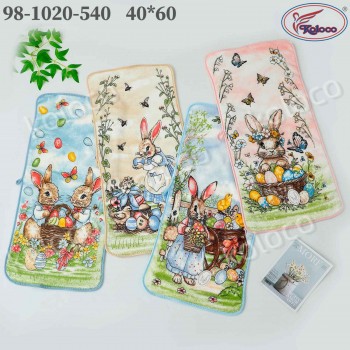 Набор кухонных полотенец из микрофибры 40x60см (32317) пасхальные