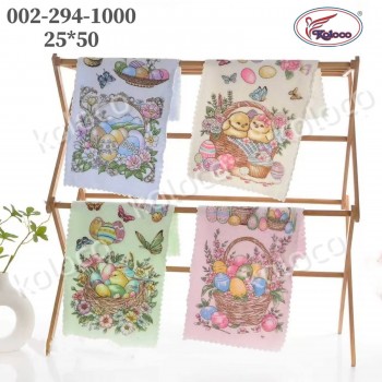 Набор кухонных полотенец из микрофибры 25x50см (32318) пасхальные