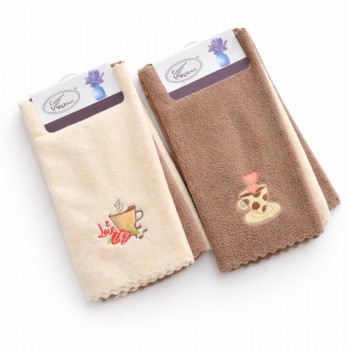 Набор кухонных салфеток из микрофибры 30x30см (32358)