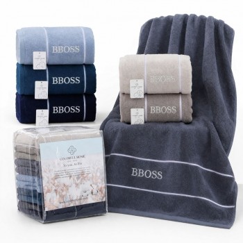 Набір махрових лицьових рушників 45х90см (32419)