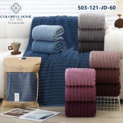 Полотенца сауна махровая 100% cotton 160х80см (32707) пудра