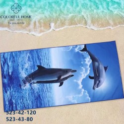 Пляжний рушник з мікрофібри 90х180см (32722)