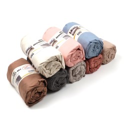 Комплект бавовняних простирадл на гумці 180х200см + 2 наволочки 52х75см (30362)