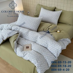 Комплект двоспальної постільної білизни трикотаж (31023)