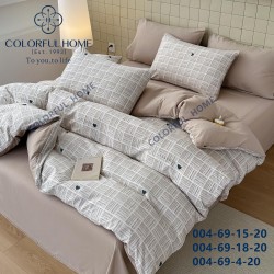 Комплект двуспального постельного белья трикотаж (31029)