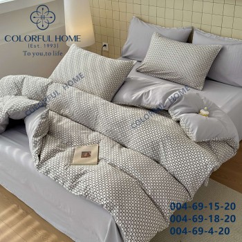 Комплект двоспальної постільної білизни трикотаж (31037)