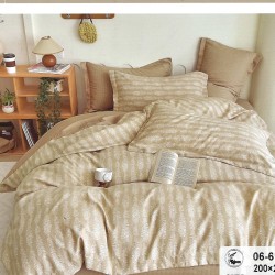 Постільна білизна Євро розмір з простирадлом на резинці Фланель (32000)