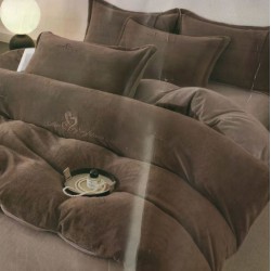 Велюрова постільна білизна євро розмір (32016)