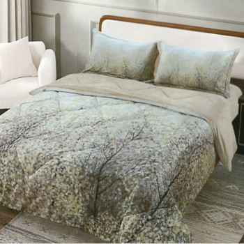 Велюровое постельное белье евро размер с одеялом (32081)