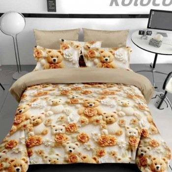 Постільна білизна дитяча полуторна Х/б 5D (32118)