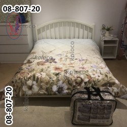 Велюровое постельное белье евро размер с одеялом (32129)