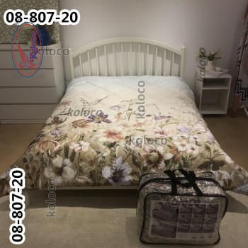 Велюровое постельное белье евро размер с одеялом (32129)