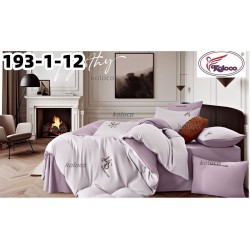 Комплект постільної білизни Vip сатин євро розмір (32371)