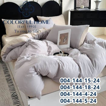 Комплект постільної білизни муслін жатка люкс Євро розмір з простирадлом на гумці (32451)