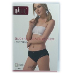 Труси жіночі *Qgirl* розмір M/L/XL/2XL 26088