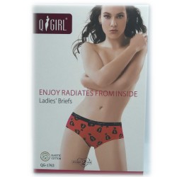 Труси жіночі *Qgirl* розмір M/L/XL/2XL 26128