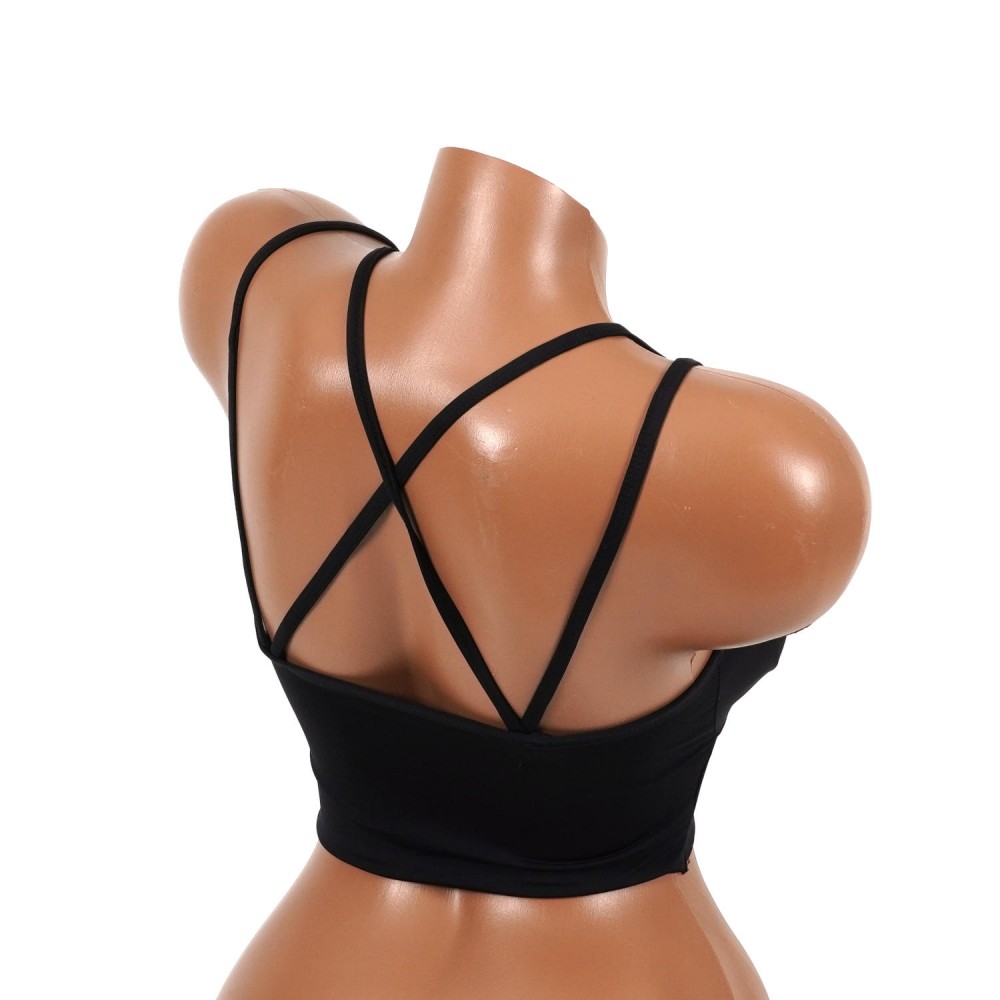 Топік жіночий розміром 42-44 (30195) чорний 2