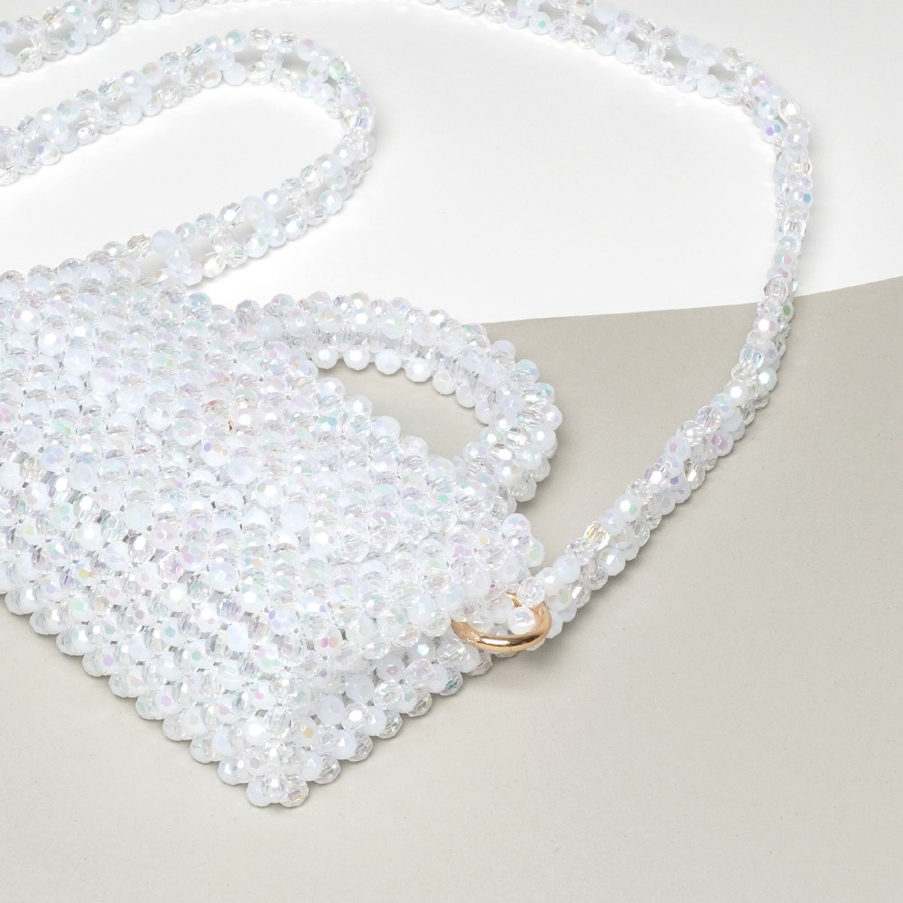 Сумка из грененых хамелеоновых бусин (32344) 2