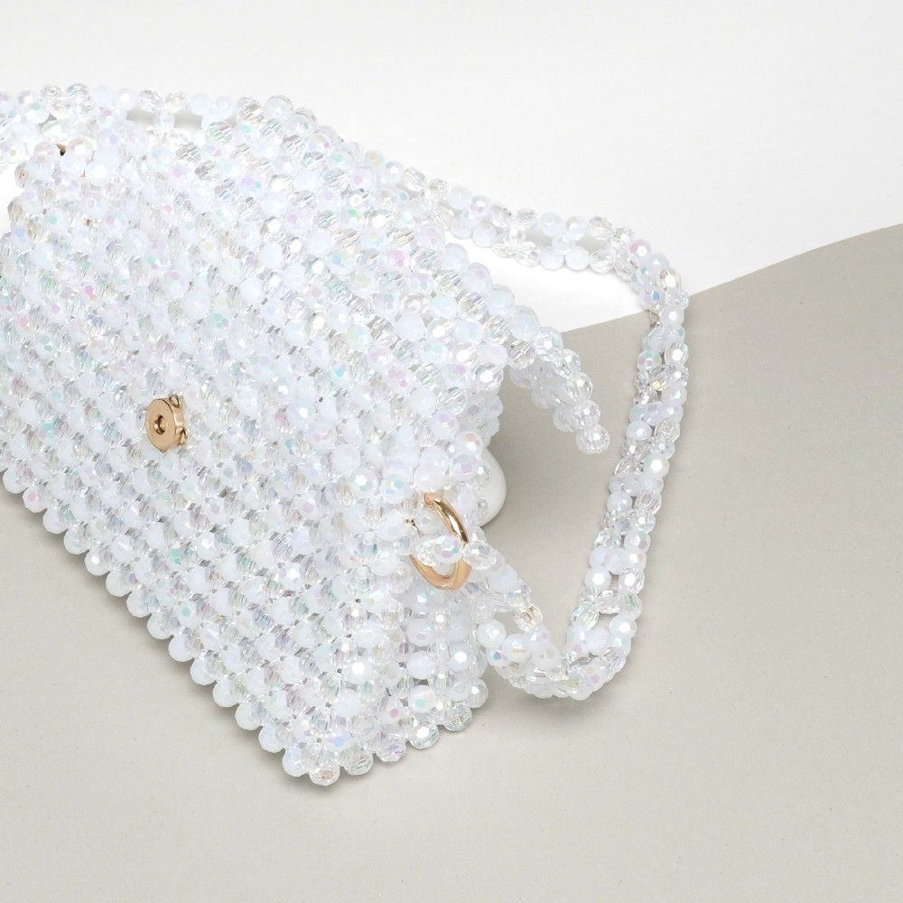 Сумка из грененых хамелеоновых бусин (32344) 3