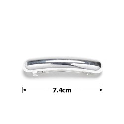  Заколка автоматична для волосся металева 7.4см (31757)