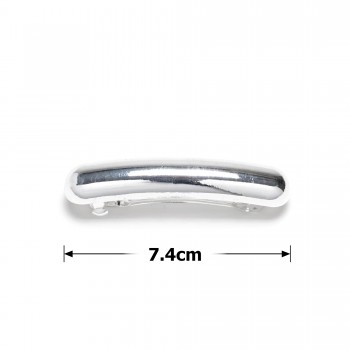 Заколка автоматична для волосся металева 7.4см (31757)