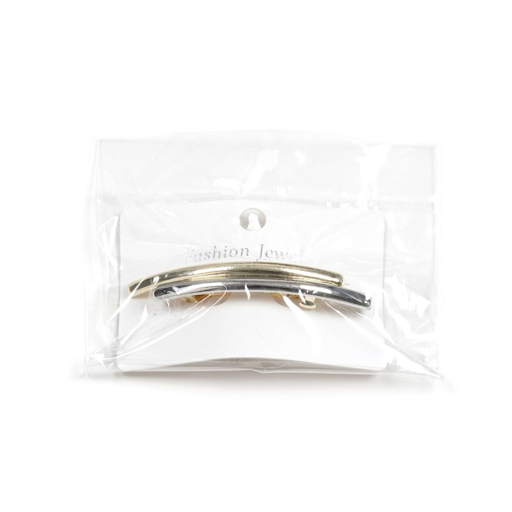 Заколка автоматическая для волос металлическая 8.7см (31759) 3