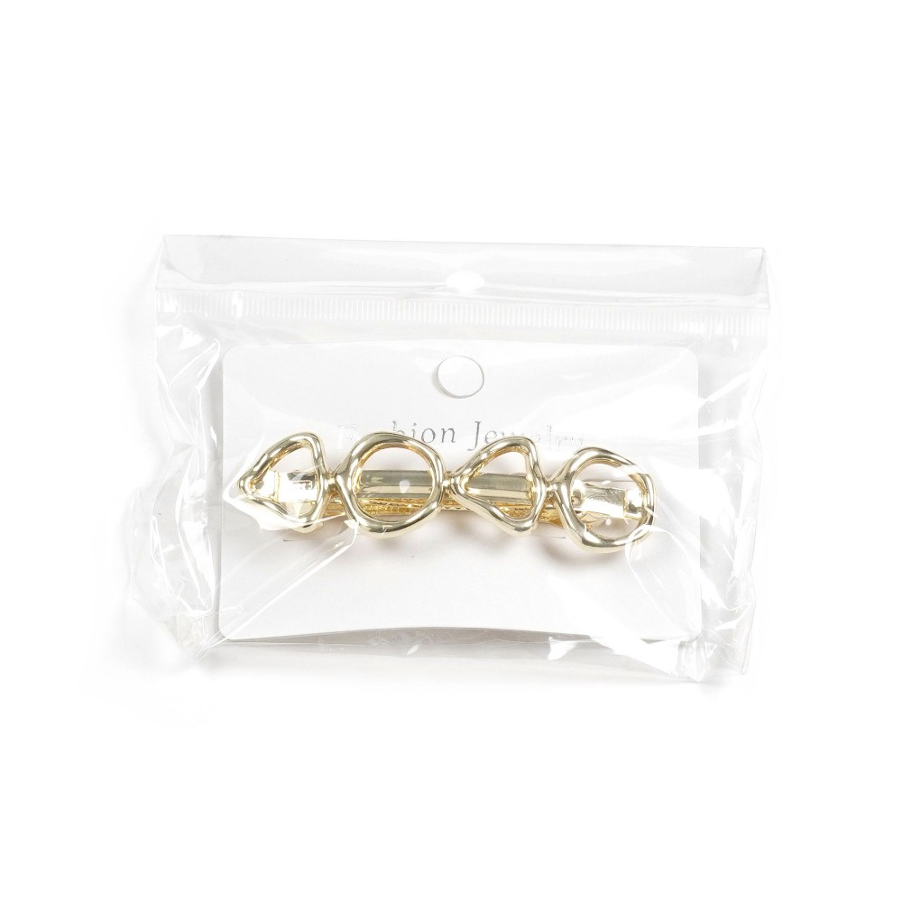 Заколка автоматична для волосся металева 8.3см (31761) 6