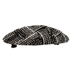 Заколка автоматична для волосся зі стразами (5082)