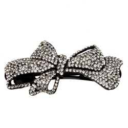 Заколка автоматическая для волос со стразами (5488)