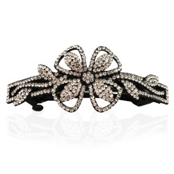 Заколка автоматическая для волос со стразами (5900)