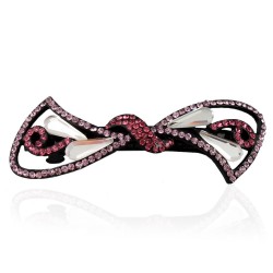 Заколка автоматична для волосся зі стразами (5912)