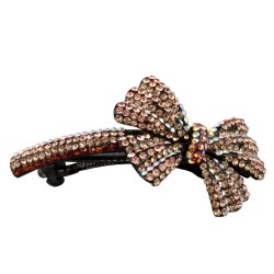 Заколка автоматична для волосся зі стразами (5915)