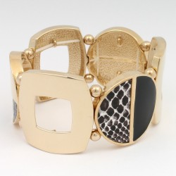 Браслет на руку металлический золотистый (7529)