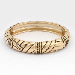 Браслет на руку металлический золотистый (8537)