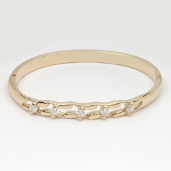 Браслет на руку металевий золотистий (8549)