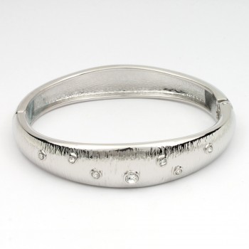 Браслет на руку металевий сріблястий (8576)