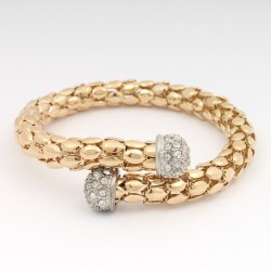 Браслет на руку металлический золотистый (8770)