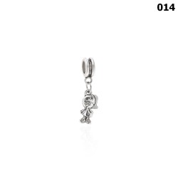 Елемент для браслета пандора 10шт сріблястий (12977)