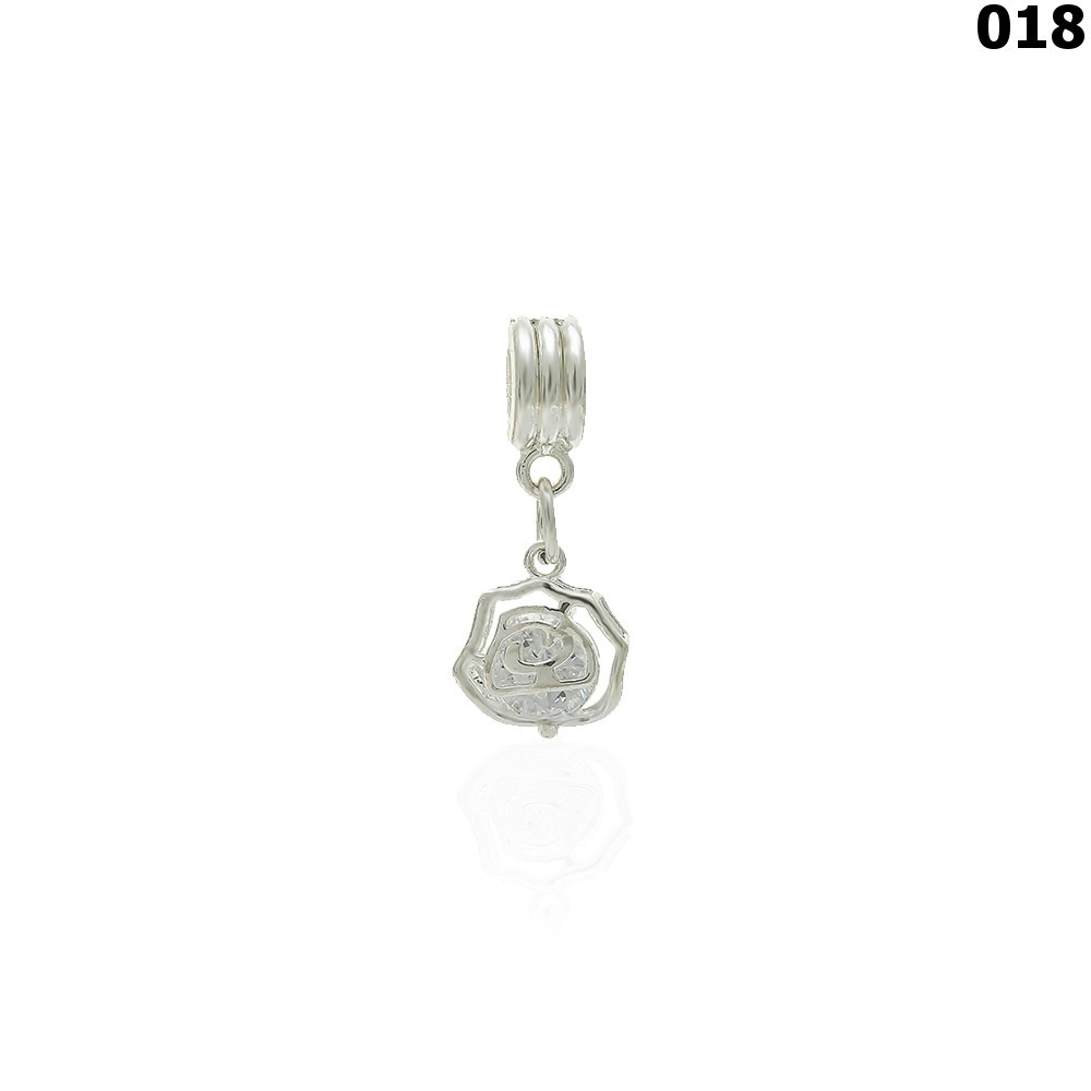 Елемент для браслета пандора 10шт сріблястий (13369) 2